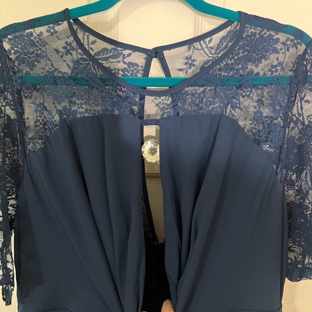 Asos Curve Kate Lace Maxi With Flutter Sleeves - image 6